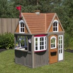 Casuta de Joaca Greystone Cottage Playhouse -casa de exterior pentru copii Casuta de Joaca Greystone Cottage Playhouse -casa de exterior pentru copii